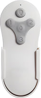 Ceiling Fan Remote Control Replacement, Compatible with Harbor Breeze KUJCE10311/TR214A KUJCE10712/TR214B 2BB78-ITL-F304C | 3-Speed + Light Dimmer | Learning Key Setup with Wall Mount (Remote Only)
