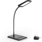 TROND Desk Lamp, Bright Dimmable Eye-Caring Table Lamp, 3 Color Modes 7 Brightness Levels, Flexible Gooseneck, Touch Control, Memory Function, Desk Light for Home Office Dorm Room Essentials, Black