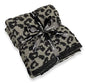 Yarn Leopard Jacquard Throw Blanket Fringe Lightweight Cozy Bed Blanket Soft Throw Blanket fit Couch Sofa Suitable for All Season,Graphite/Carbon - color: Graphite/Carbon, size: 51"x71"
