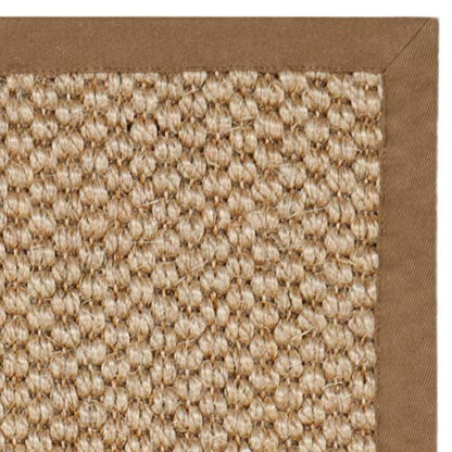 SAFAVIEH Natural Fiber Collection Runner Rug - 2'6" x 12', Natural Brown, Sisal, Woven Design with Border (NF525B) - color: Natural, size: 2'6" x 12' (Runner)