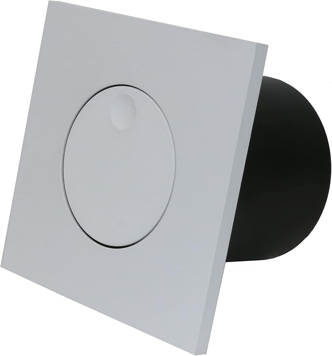 3W LED Wall Recessed Step Stair Lighting Bedside Reading Light Fixture Hidden On/Off Switch Adjustable Warm White-Finish Square