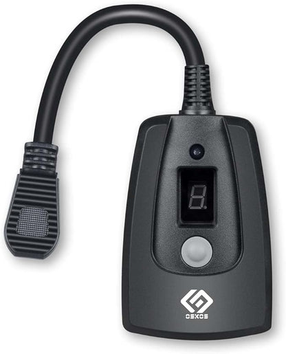 Outdoor 24-Hour Light Timer, Water Resistant, Photocell Dusk to Dawn Light Sensor Countdown Timer, 14AWG Cord, Two Grounded Outlets for Home, Christmas Lights, Garden.15A, UL Listed.