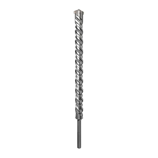 1-1/2 in x 39 inch SDS Max Rotary Hammer Drill Bit,38x1000mm Carbide Tip Masonry Drill Bit for Brick, Stone, Concrete (Length :1000mm / 39 inch, 38mm (1-1/2 in) Diameter)