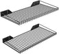 Ultrawall Wall Mounted Storage Shelf for Garage, 2 Pack Metal Shelf Rack