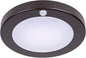 LIT-PaTH LED Flush Mount Ceiling Light, Closet Lighting Fixture with Motion Sensor, 10.5W, 700 Lumen, 6.2 Inch, Anti-Rust Galvanized Housing, Bronze Finish 5000K 1-Pack