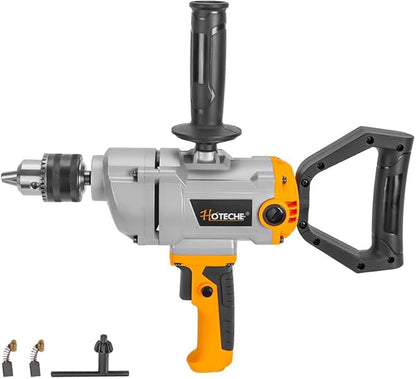 Hoteche 9.2-Amp Electric Drill, 5/8-Inch Chuck with Spade Handle & Extra Side Handle