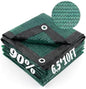 Cool Area Shade Cloth with Grommets for Garden, 90% 6.5x10ft, Dark Green