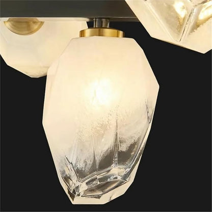 Pendant Lights Nordic Smart Home Decoration Pendant Light, Living Room Dining LED Indoor Lighting(Warm White,Golds 12 Heads)