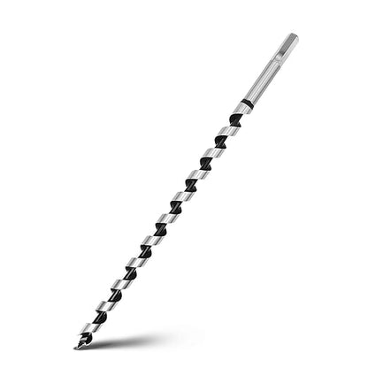 1/2 x 13.8 inch Auger Drill Bit for Wood,13mmx350mm Hex Shank Ship Auger Bit for Soft Wood, Hard Wood, Plastic, Composite Materials and DIY Projects 1/2" (13mm)