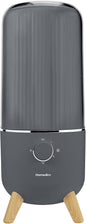 Homedics Ultrasonic Humidifier, Bedrooms and Home Offices, 0.97-Gallon Tank, 45-Hour Runtime, Visible Ultra-Quiet Cool Mist, Aromatherapy, Demineralization Cartridge, Night-Light, Auto-Off, Platinum