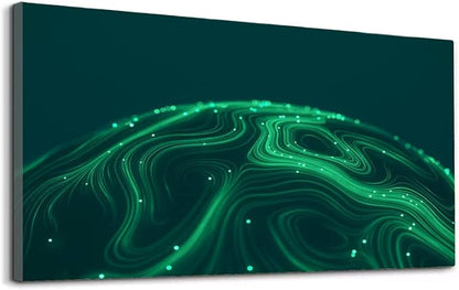 Wibinuki Wall Art Wall Decor Wall Paintings Abstract Technology for Living Room Bedroom Bathroom Home Decor Can Be Hung Directly 20"x 40"
