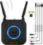 [Upgraded] 1Mii B06Pro Long Range Bluetooth Receiver, HiFi Wireless Audio Adapter, Bluetooth 5.2 Receiver with 3D Surround aptX HD Low Latency Optical RCA AUX 3.5mm Coaxial for Home Stereo System