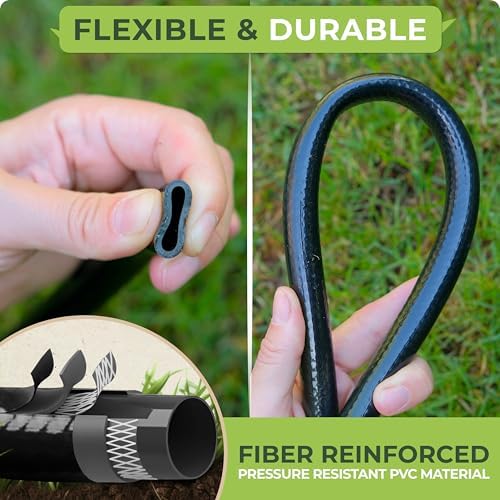 CARPATHEN 1/2" Irrigation Tubing for Quick Connect Drip Irrigation 100 feet