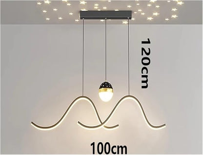 Modern Dining Room Lamparas Decoracion Smart Pendant Lights Decoration Chandeliers Compatible with Dining Room,for Living Room,OneColor