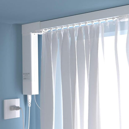 Matter-Certified WiFi Motorized Curtain Track, Smart Electric Curtains with Remote, Compatible with Apple Home, Alexa, Google Assistant, SmartThings (6.1m (240.1inch))