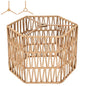 Rattan Lamp Shades, Large Lamp Shades for Table Lamps, Boho Lampshades for Floor Lamps, 12.8"Natural Wicher Shade Replacement, Assembly Required