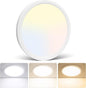 8.5inch Dimmable Led Ceiling Light, Ultra Thin Flush Mount Ceiling Light, 3000K/4000K/6500K Selectable Round Ceiling Lamp for Porch Bedroom Hallway Stairwell Basement