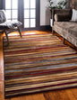 Unique Loom Barista Collection Area Rug - Icatu (9' x 12' Rectangle, Beige/ Brown) - size: 9' x 12' (Rectangular)