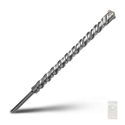 1-1/2 in x 39 inch SDS Max Rotary Hammer Drill Bit,38x1000mm Carbide Tip Masonry Drill Bit for Brick, Stone, Concrete (Length :1000mm / 39 inch, 38mm (1-1/2 in) Diameter)
