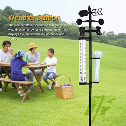 Gauge, Wind Gauge Gauge and Thermometer for, Farm, Field
