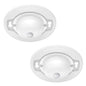 Energetic 4.7 Inch Motion Sensor Closet Ceiling Lights, LED Under Cabinet Lights Wired, Flush Mount Ceiling Lighting Fixtures for Bedroom, Kitchen, Hallway, Wet Location, 120V, 4000K, White, 2 Pack