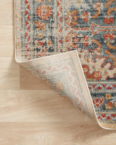 Loloi Jocelyn Collection JOC-03 Mist/Multi 2'-3" x 4'-0" .38" Thick Accent Rug - color: Mist / Multi, size: 2'3" x 4' (Rectangular)
