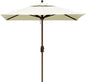 EliteShade USA 10-Year-Non-Fading 6x6Ft Square Market Umbrella Patio Outdoor Table Umbrella with Ventilation, Natural