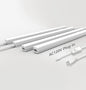 Leetdud Under Cabinet Lighting Plug in, 24 Inch 4 Pcs, Linkable AC120V 3CCT 3000K/4000K/5000K Ultra Slim, LED Under Cabinet Lights for Counter Light, Kitchen, Shelf, Sink, Workshop, Desk, White
