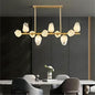 Pendant Lights Nordic Smart Home Decoration Pendant Light, Living Room Dining LED Indoor Lighting(Cold White,Golds 7 Heads)