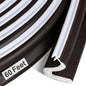 Litaibai 60 ft Kerf Weather Stripping Door Seal for Exterior Doors, Brown