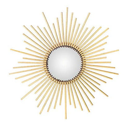 Safavieh Home Collection Rosaland 24-inch Gold Sunburst Round Mirror
