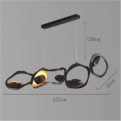 Modern Home Decor Led Lights Pendant Light Lamps for Living Room Chandeliers for Dining Hanging Indoor Lighting,Modern LED Chandelier(RC Remote dimming,Length 125)