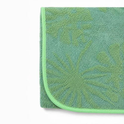 100% Cotton Throw Blanket for Couch Sofa or Bed All Season Terry Blankets & Throws, Lightweight & Breathable Cotton Blanket, Picnic Rug, Terry Bed Sheet (Green) - color: Green