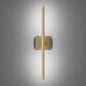 Tipace Modern Bathroom Light Fixtures,Hardwired Wall Sconces,360°Rotate,LED Brushed Brass Vanity Light Bar,5500K White Light Wall Wall Light Fixtures for Bathroom,Living Room,23.6 Inch