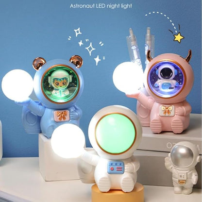 Cartoon Led Night Light for Kids with USB Rechargeable,Cute Birthday Gifts for Boys and Girls,Kawaii Room Decor Desk Accessories for Bedroom,Nursery Night Lamp for Baby (Pink)