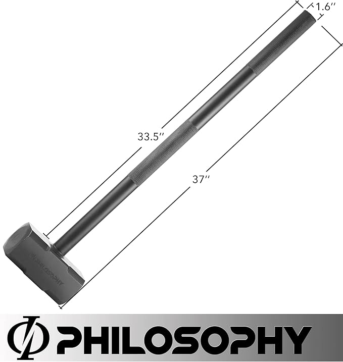 Philosophy Gym Fitness Hammer, 30 LB - Steel Hammer for Strength Training