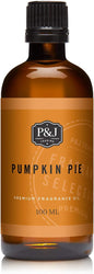 P&J Fragrance Oil Pumpkin Pie 100ml - Candle Scents, Soap Scents, Diffuser Oil Scents