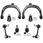 Detroit Axle - 8pc Front End Suspension Kit for Chevy Trailblazer EXT SSR GMC Envoy XL XUV Buick Rainier Isuzu Ascender 2 Upper