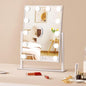 VEVOR Hollywood Vanity Mirror with Lights, 12 Dimmable Bulbs & 3 Color Lighting Modes, Makeup Mirror with Detachable 5X Magnification, Smart Touch Control, 360 Degree Rotation(16.1x11.8 in, White)