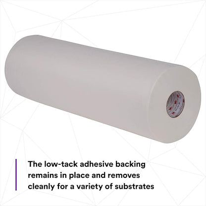 3M Dirt Trap Protection Material 37852, Gray Color, Nonwoven, Overspray Protection, Traps Dust and Debris, Clean, 28 in x 300 ft