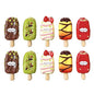5 Pairs(10 Pcs) Super Cute Lovely Summer Realistic Mini Icecream Hairpin Ice Sucker Hair Clips Hair Decoration Women Girls Salon Hairstyle Hairdressing Grip -Icecream 2