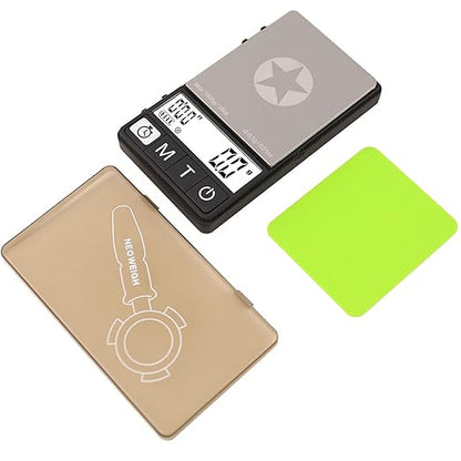 (Latest Version) Espresso Scale with Timer 1000g x 0.1g, Espresso Coffee Scale for Drip Tray, 35 Ounces/0.01oz,Coffee Scale Espresso with Silicone Mat,Large Backlit Display,Batteries