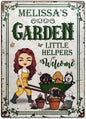 And Into The Garden I Go Gardening, Garden Sign, Personalized Custom Classic Metal Signs Garden Yard Wall Decorative Metal Sign (6)