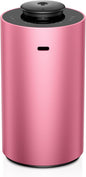 Airversa Waterless Essential Oil Diffuser for Home Aromatherapy Scent Diffusers with 3 Countdown Timer Settings or Timer-Off, 3 Mist Levels for Car Room Studio Office, ANX Premium Metal Red Pink