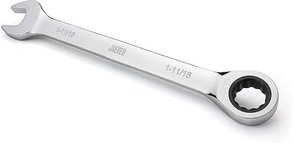 Jaeger 1-11/16 Inch Ratchet Wrench with 120-Tooth Ratcheting Precision and Hardened, Polished Steel for Projects with Tight Spaces