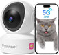 VSTARCAM 5G Security Camera Indoor, 4MP 2.5K Pet Camera with Speaker for Dog/Cat, Baby Monitor with Phone App, Dual-Band WiFi, Auto Tracking, IR Night Vision, 2-Way Talk, Cloud & SD Card Storage