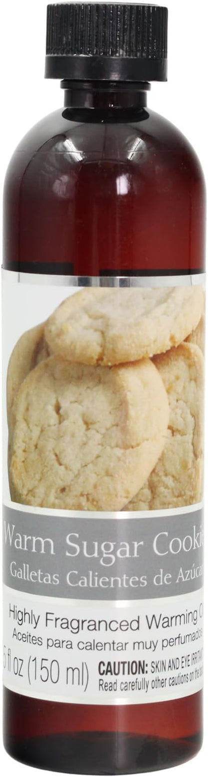 Hosley Warm Sugar Cookies Fragrance Warming Oils, Set of 2, 5oz Each. Ideal Gift for Weddings, spa, Reiki, Meditation, Bathroom Settings.P1