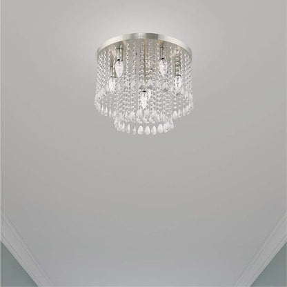 Livex Lighting 6 Lt Brushed Nickel Ceiling Mount