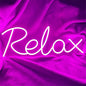 Relax LED Neon Signs for Wall Decor Neon Wall Art Acrylic LED Lights with Hanging Chain Light Up for Bedroom Decor Graduation Bar Pub Wedding Party 5V USB Powered Dimmable