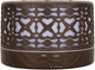 Wild Essentials 700ml Designer Large Room Essential Oil Diffuser, 5 in 1 Ultrasonic Aromatherapy Vaporizer Cool Mist Humidifier, Home, Office, Bedroom, Timer, Auto-Off, 7 Color LED (Dark Wood Hearts)